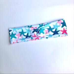Starfish faux knot turban style headband